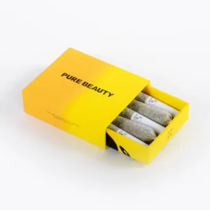 Solventless Infused Pre-rolls UK 5pk Yellow Box Sativa – 2 G – 5 Pack