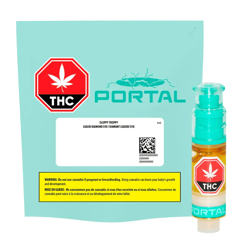 202844_tilsloppytroppyliquiddiamonddisposablevapesativa0.95g-portal_papr Sloppy Troppy Liquid Diamond Vape Cartridge