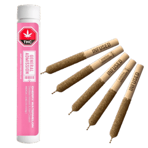 Cherry Watermelon Distillate Infused Pre-rolls 5 x 0.5 g