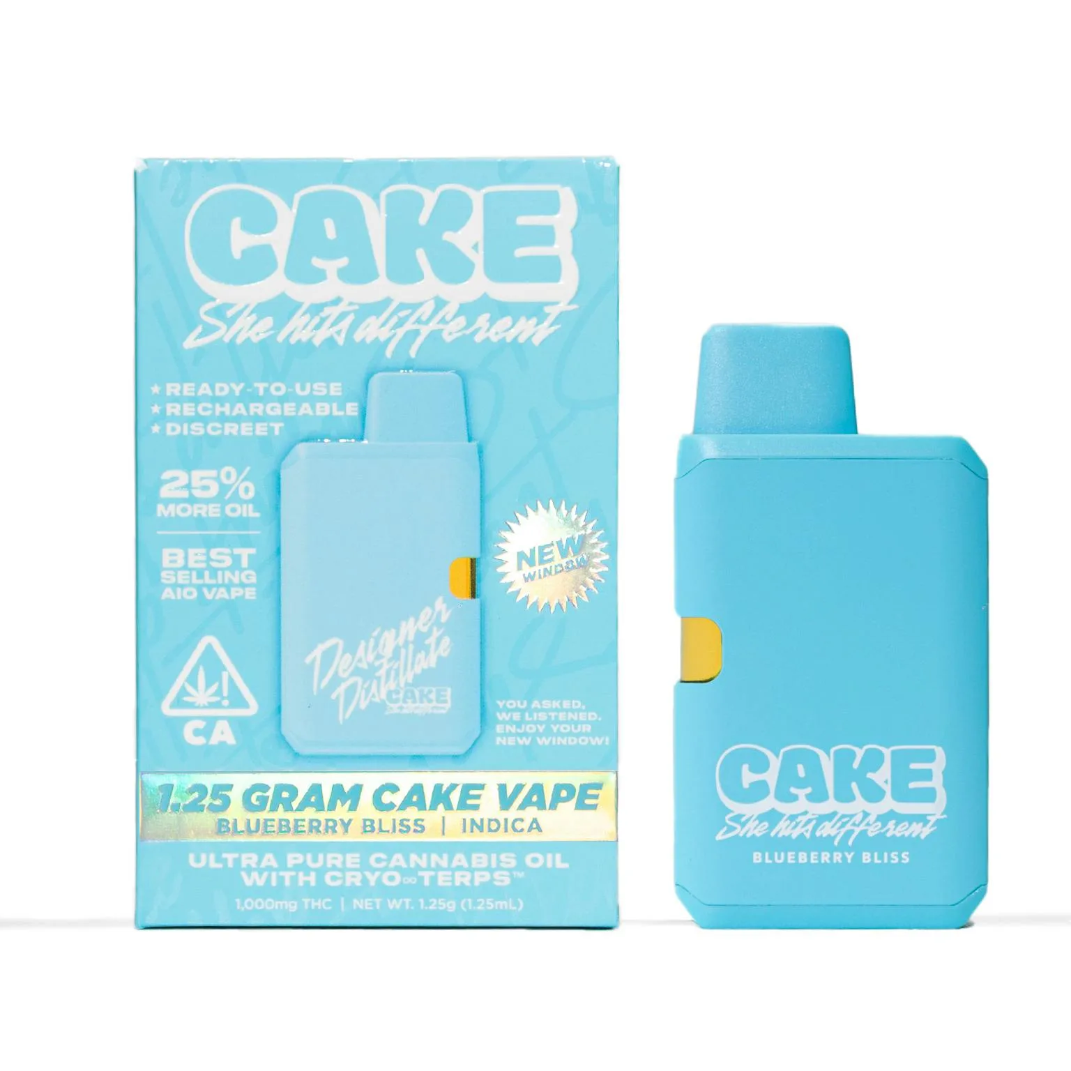 7fbd37b0-7625-4746-b8d3-c3c2ca19a1c1.jpeg CAKE Vape Carts UK | Watermelon OG | 1.25g AIO Indica